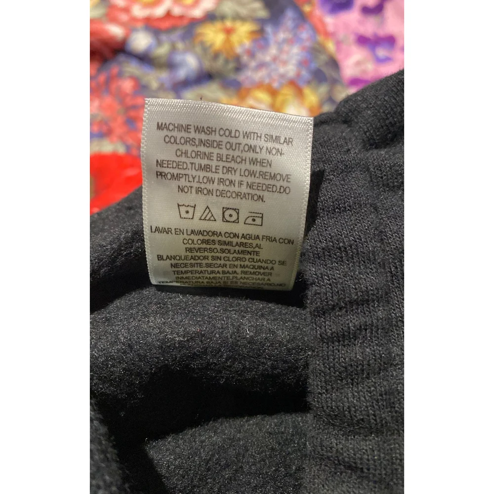 Disney Adult Minnie Peeking Pullover Hoodie Black - Picture 7 of 7